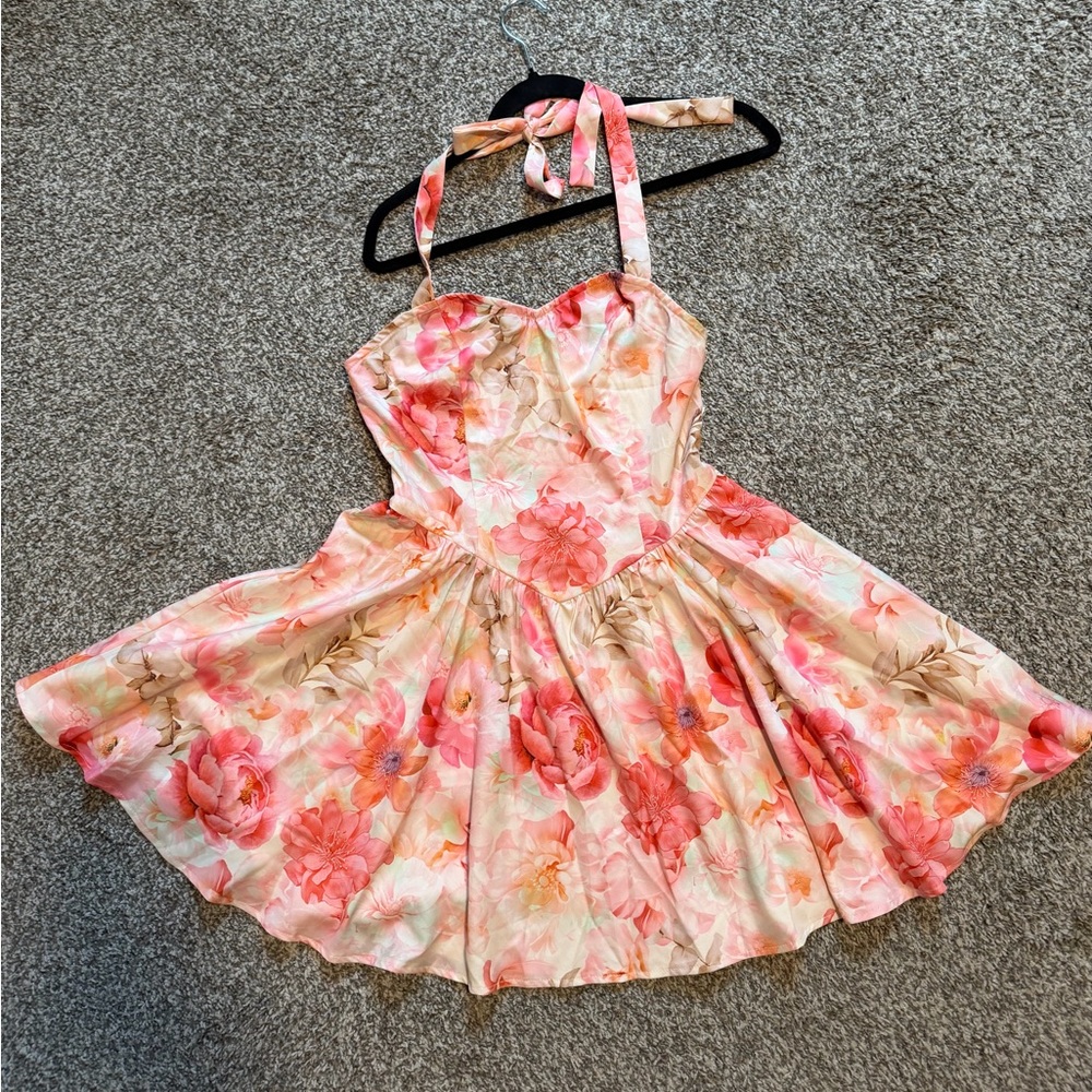 Vibrant Floral Swimwear Dress NWT